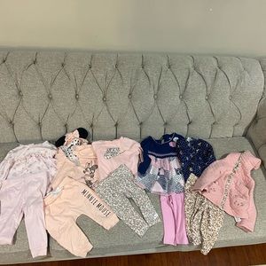 Baby Girl Fall / Winter Outfits Size 12 months